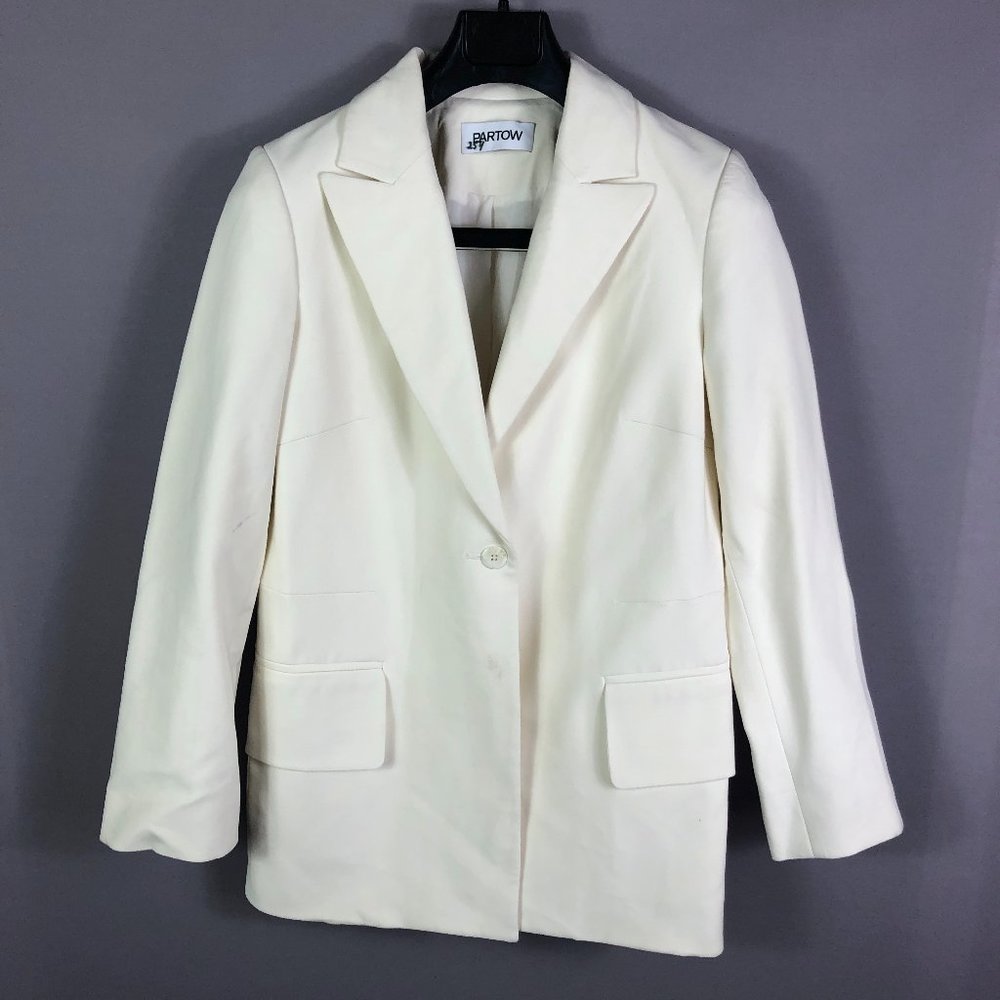 Partow Ivory Brody Blazer Size 4